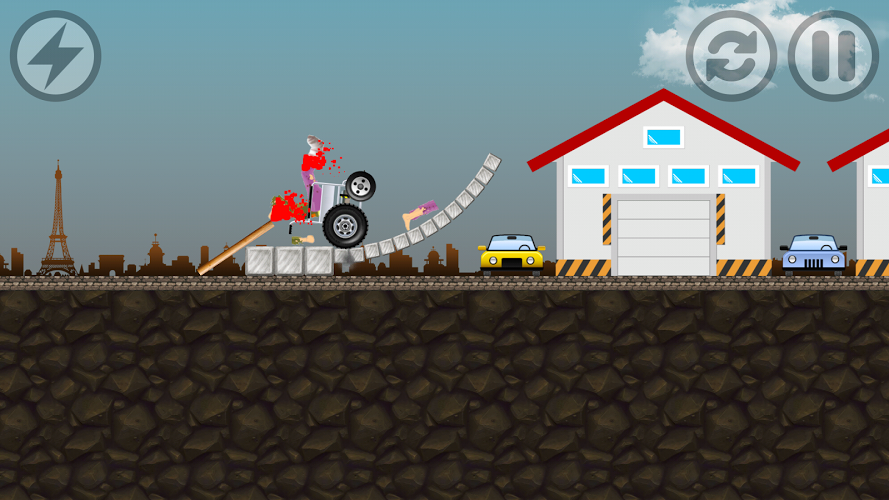 Happy Wheels Zombie截图5