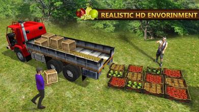 Fruit Transporter Up Hill Climb Truck Simulator 3D截图2