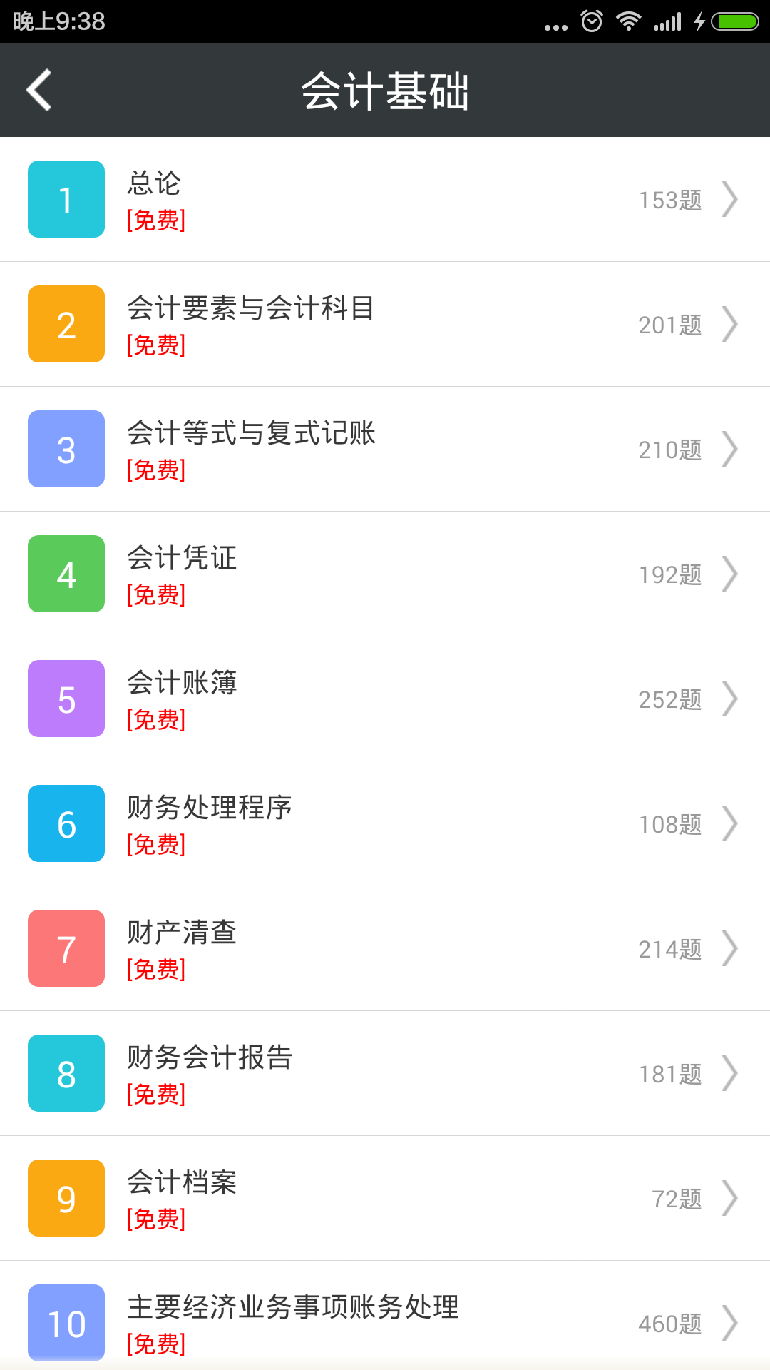 会计从业资格总题库截图2