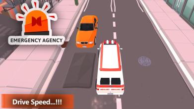 911 Ambulance Doctor : Emergency Rescue Drive 3D截图2