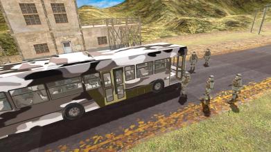 Army Bus Driving Game - Transport US Soldiers Duty截图2