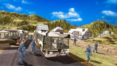 Army Bus Driving Game - Transport US Soldiers Duty截图3