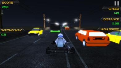 Traffic Go Kart Racer 3D截图4