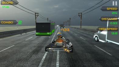 Traffic Go Kart Racer 3D截图3