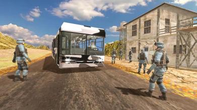 Army Bus Driving Game - Transport US Soldiers Duty截图1