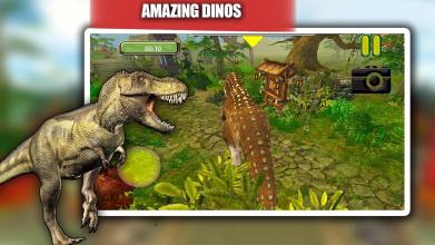 Jurassic Dino Sim : Angry Dinosaur Hunt For Food截图2