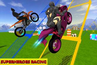 Superheroes Stunts Racing Game截图4