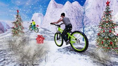 MTB Downhill BMX Snow Racing Stunts 3D截图1