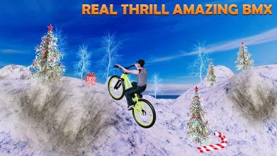 MTB Downhill BMX Snow Racing Stunts 3D截图4