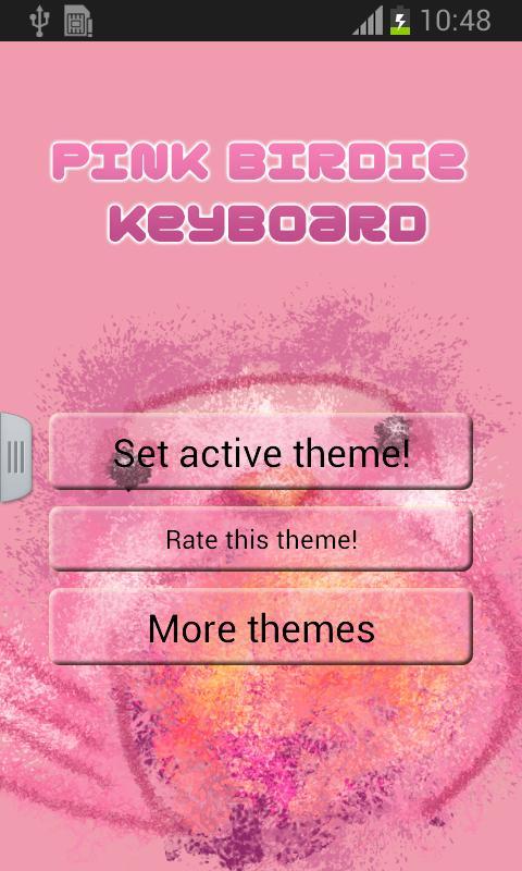 Pink Birdie Keyboard截图1