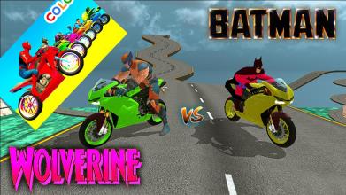 Superheroes Racing Games截图5