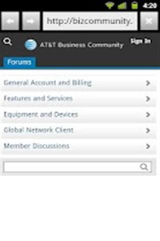 myAT&T Business截图3