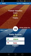 Baseball Trivia : Higher or Lower Game Edition截图3