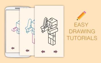 Draw Drawings Crafting World Creeper截图3