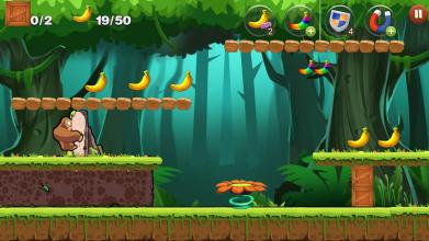 jungle 2 banana monkey running截图1