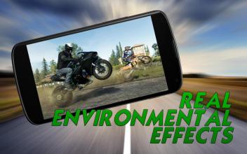 Highway Motor Bike Speed Traffic Race Simulator 3D截图1