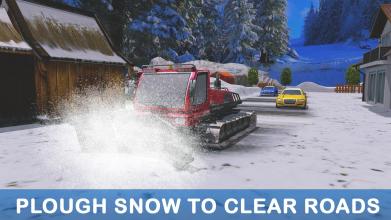 Excavator Pull Tractor: City Snow Cleaner截图3