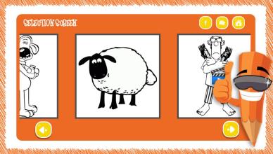 Shaun Coloring The Sheep Book截图2