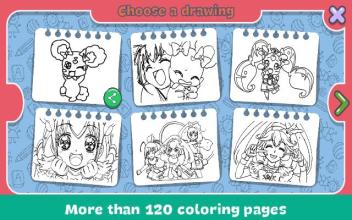 Glitterr Doki forces Coloring Book截图2