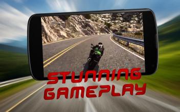 City Highway Motorbike Rider 3D Traffic Racer Game截图3