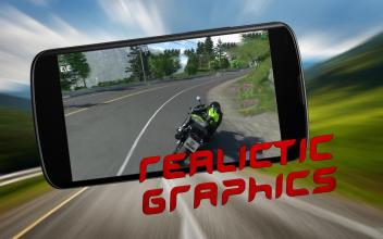 City Highway Motorbike Rider 3D Traffic Racer Game截图1