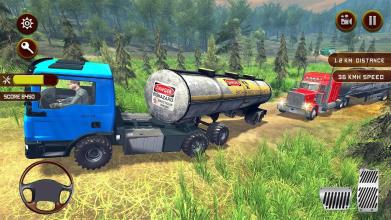 Oil Tanker Truck Drive Free: Hill Climb Driving截图5