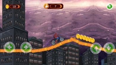 Spider Hero: Super Driver Motorbike, Race game截图2