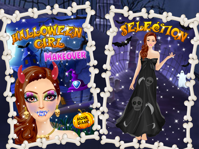 Halloween makeup salon截图1