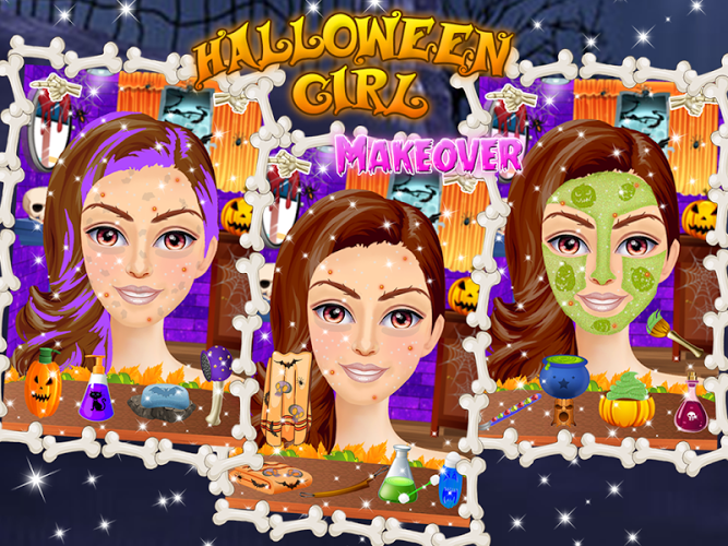 Halloween makeup salon截图2