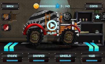 Hill climb Racing 3D截图2