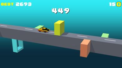 Rolly Road - super fun and challenging arcade game截图2