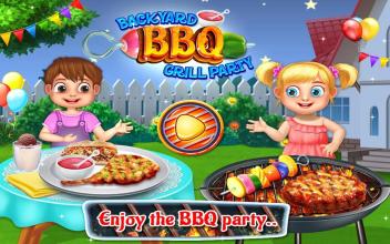 Backyard BBQ Grill Party - Barbecue Cooking Game截图1