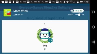 Klondike Solitaire with Leaderboards截图4