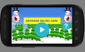 SNOWMAN RACE GAME - FREE截图1