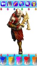 god of warriors coloring kratos by fans截图3