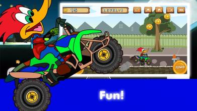 Woody Motor Woodpecker Dirt Bike Stun Chalange截图3