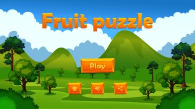 Jigsaw Fruit Kids Puzzle截图1