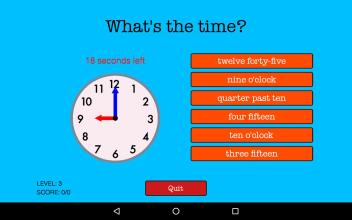 Quick Strike Clocks - Learn to Tell Time截图4