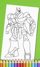 Robots Coloring Book for Boys截图1