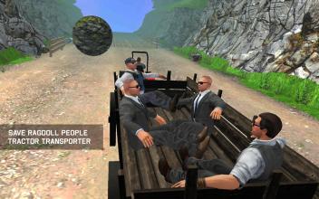 Save Ragdoll People Tractor Transporter截图4