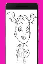 Coloring Book For Vampirina And Halloween截图1