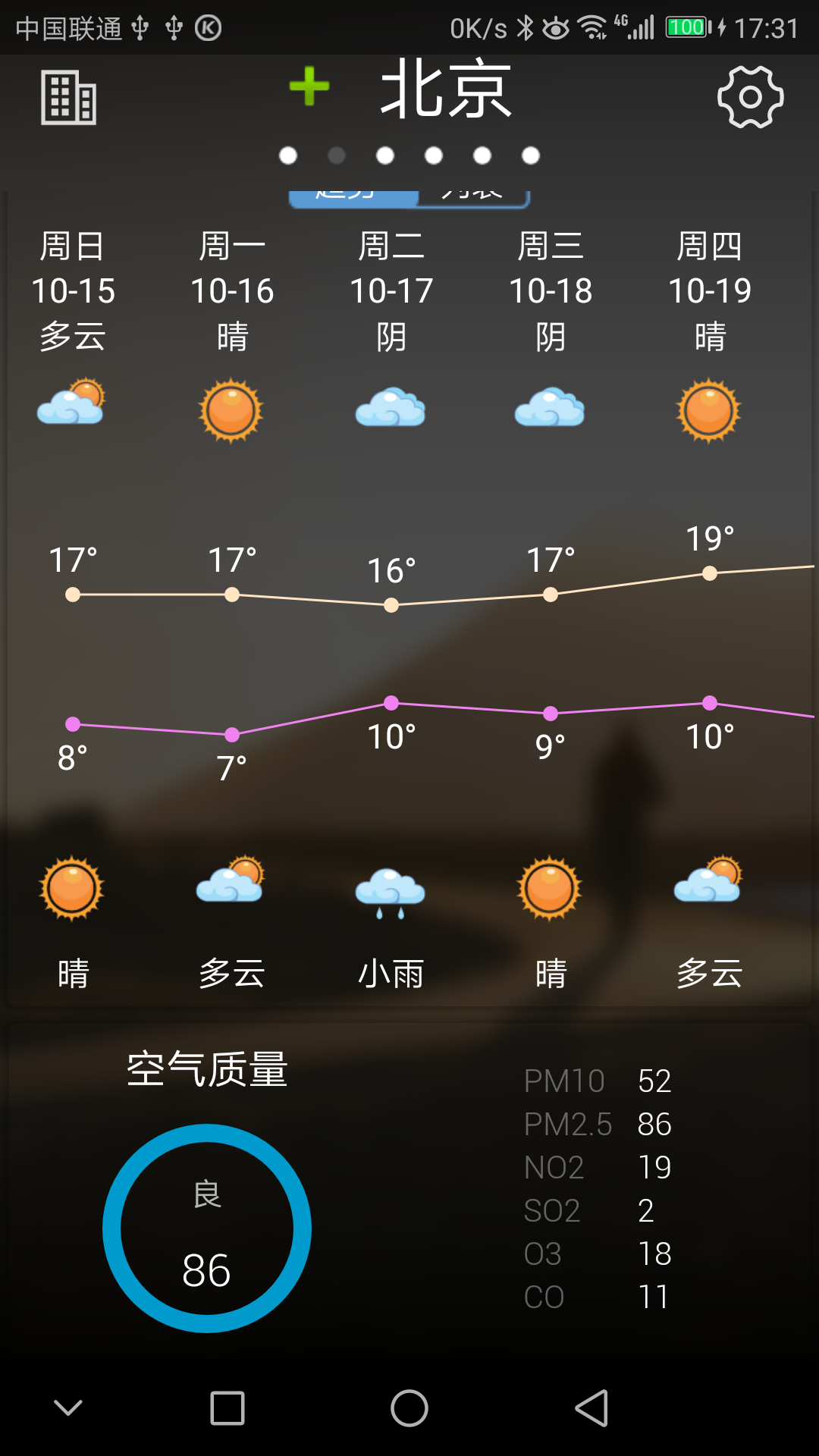 小道天气预报截图2
