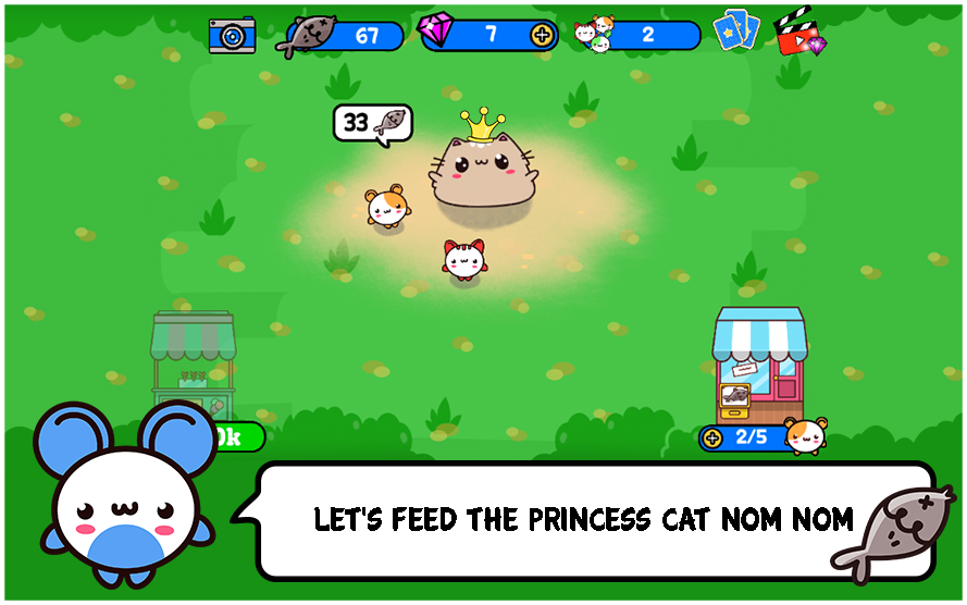 Princess Cat Nom Nom Evolution截图1