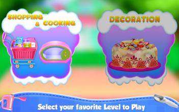 Fruity Ice Cream Cake Cooking截图2