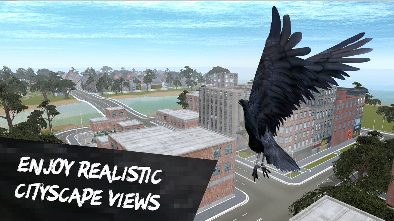 City Bird Crow Simulator 3D截图2