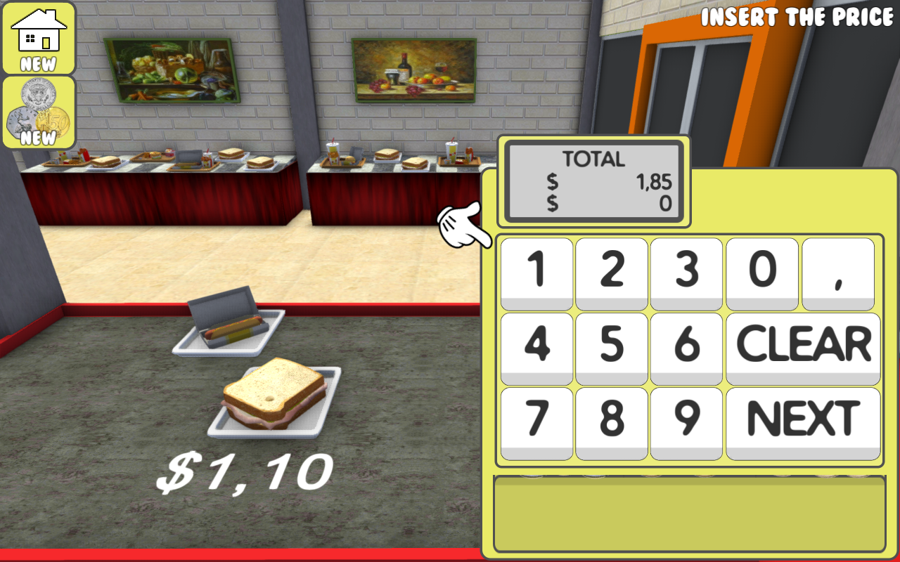 Cash Register: Kids Restaurant截图1