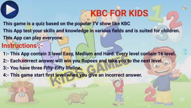 KBC KIDS Quiz截图2
