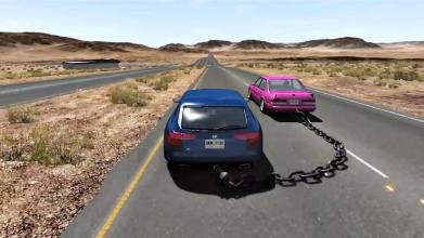 Chained Cars Speed Racing - Chain Break Driving截图3