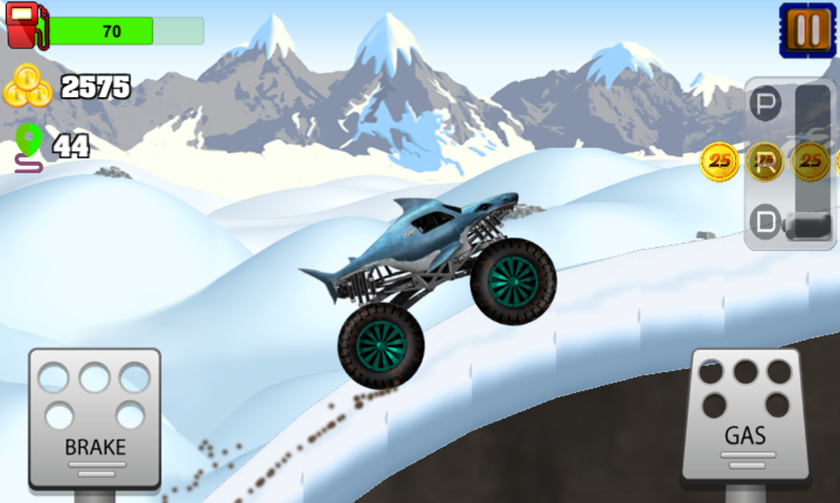 Blaze Truck Monster Machines Climb Race截图5