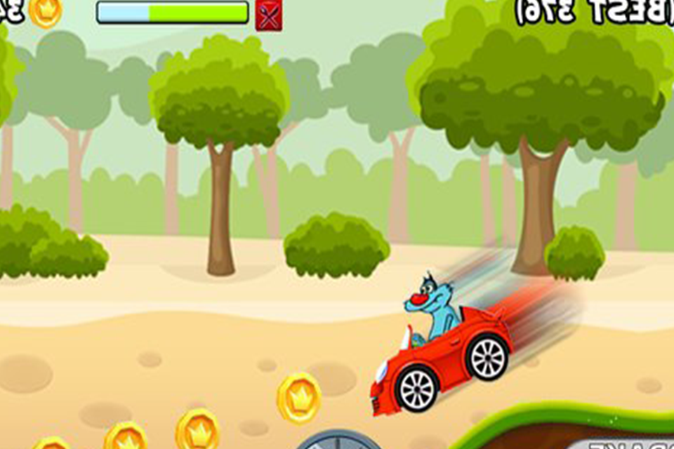 Oggy Hill Climb Car Racing截图3